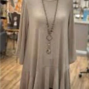 Ella Mae Elegant Beige Women's Top